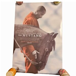 The Mustang 2019 Original Movie Poster 27x40 Matthias Schoenaerts Double Sided